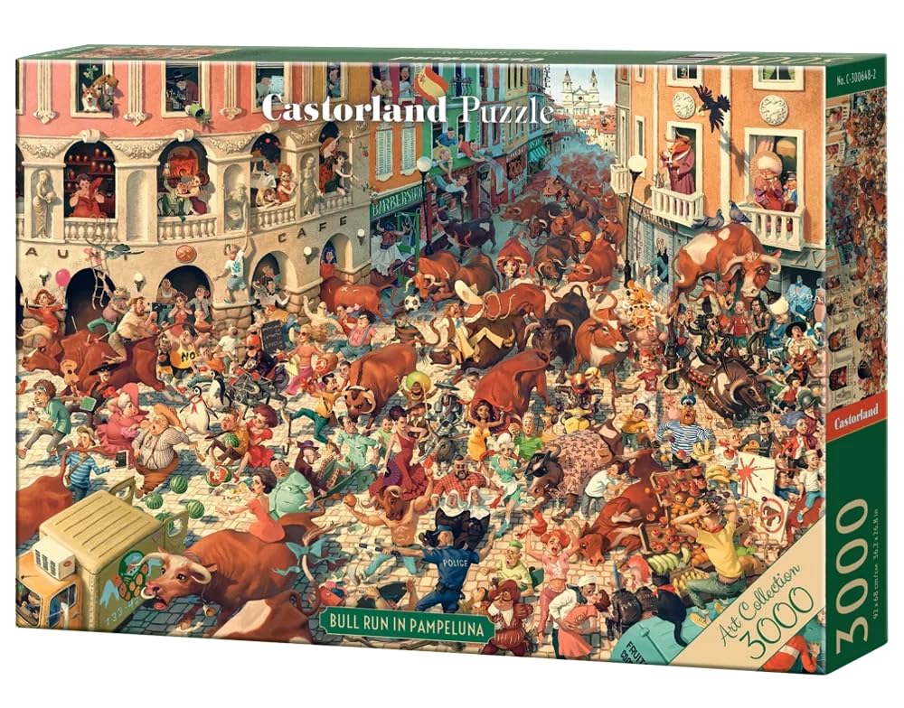 Castorland 3000 el. Bull Run in Pampeluna [PUZZLE]