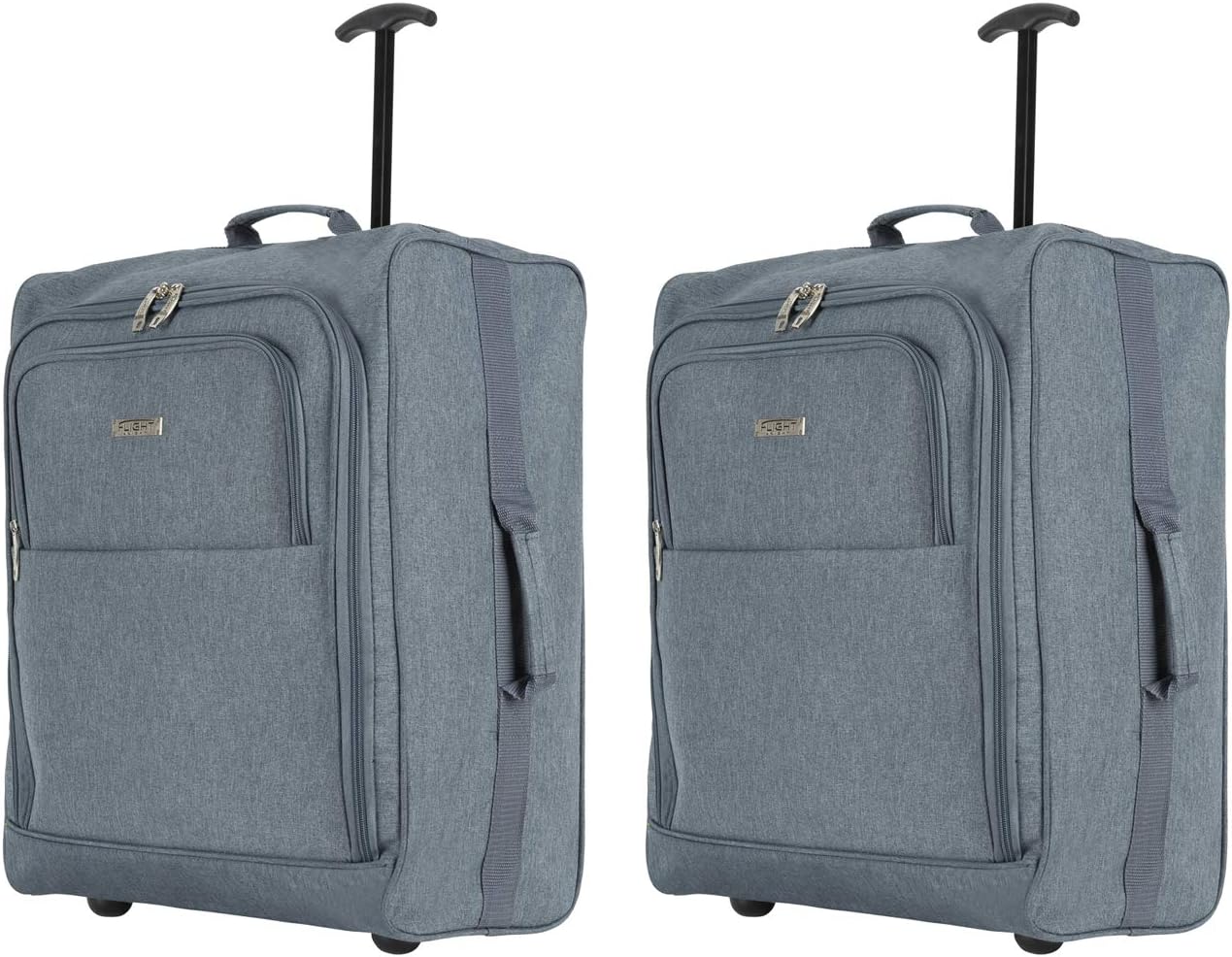 British Airways Trolley Bagaglio A Mano 56x46x25 cm Grande Bagaglio Da Stiva  2 Rotelle. Flight Knight 56x45x25 cm Valigia Leggera Dimensione Massima Per  easyJet Iberia E Tanti Altri Jet2 Bagaglio a mano