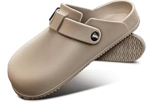 KEMISANT Women Clogs,Comfortable Mules Sandals Slippers Nurse Garden Shoes Unisex for Men Cushioned Support
