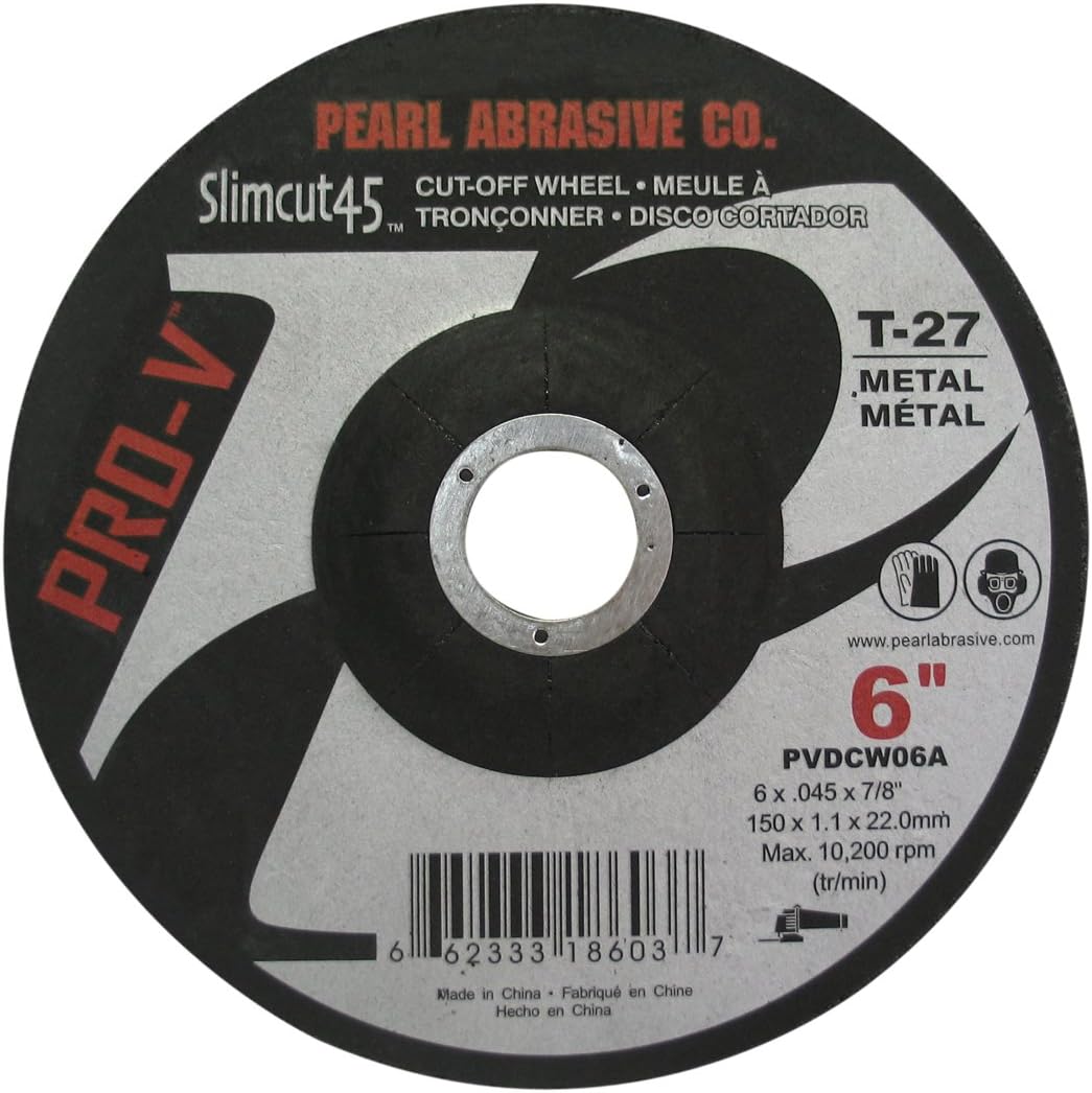 Cnc Metalworking Manufacturing Pearl Dc4510t 4 1 2 X 1 4 X 7 8 A O Type 27 Grinding Wheel 1 Wheel Metalworking Abrasives