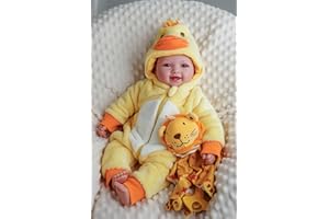 BABESIDE Lightweight Baby Doll Set – 15" Realistic Soft Doll for Girls, Easy to Carry & Hug – Pretend Play & Gift for Toddlers