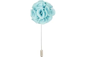 Knighthood Sky Blue Bunch Flower Lapel Pin Badge Coat Suit Wedding Gift Party Shirt Collar Accessories Brooch for Men