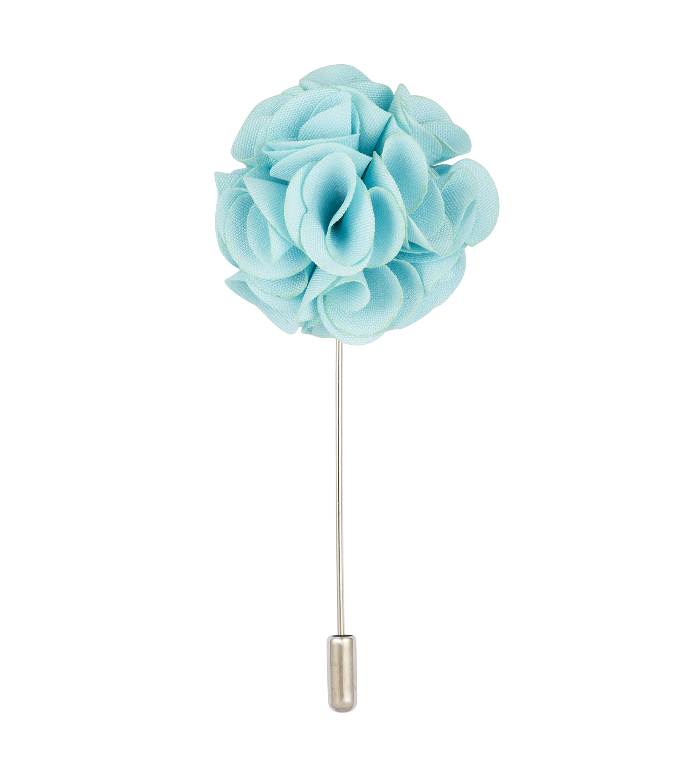 Knighthood Sky Blue Bunch Flower Lapel Pin Sky Blue Badge Coat Suit Wedding Gift Party Shirt Collar Accessories Brooch for Men