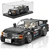 Mould King Car Building Kit with Acrylic Display Case, 389 PCS Blocks Set | Acrylic Display Case, Collectible Racing Vehicle Set, For Kids Age 8+ Teens Adults
