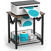 Semohop Label Holder for Rolls and Fan-Fold Labels, Thermal Sticker Holder for Desktop Thermal Printer, Shipping Label Stand Desktop Label Printer Accessory Supplies for Home, Office, Small Business