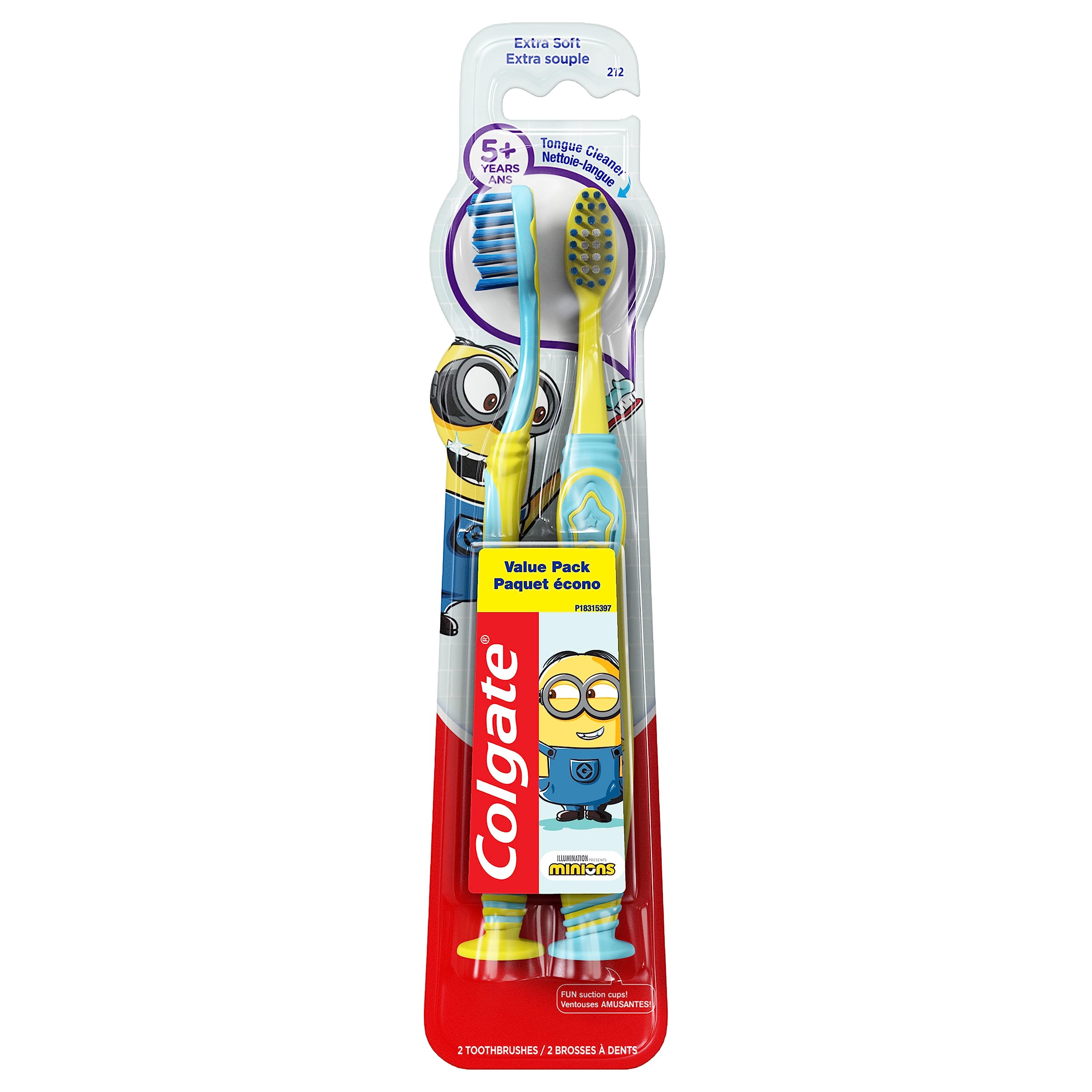 Colgate Kids Minions Toothbrush, 2 Count — image 1
