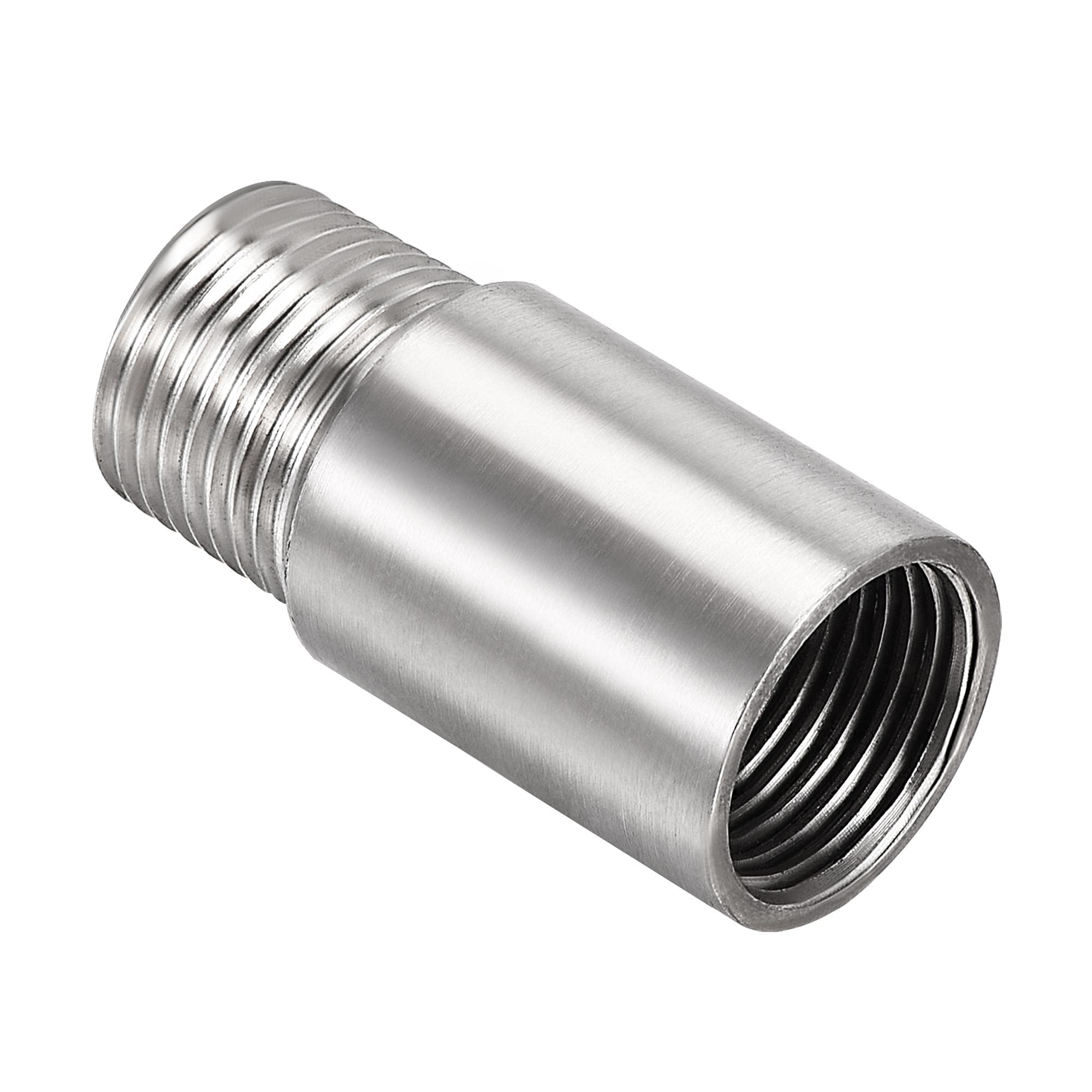 Unifizz Shower Head Extension Arm,50mm Shower Arm Extension Shower Head Extender 304 Stainless Steel 1/2PT Male to 1/2PT Female Thread