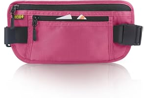 TOPBAG Money Belt For Travel Hidden Passport Holder Men/Women Travel Wallet Hidden Pouch Under Clothes To Protect Your Information And Money Travel Fanny Pack Bag