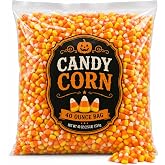 Candy Corn Halloween Candy Honey Vanilla Flavor, 40 oz Bag | Classic Halloween Treat, Bulk 2.5 lb Bag, Honey Vanilla Flavor, Trick or Treat Candy, Resealable Bag