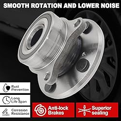 Pair 513293 Front Wheel Bearing Hub Assembly