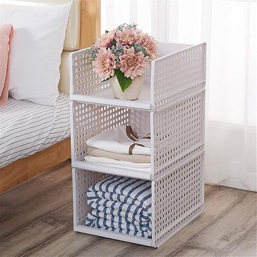 Lrrjj 5 Stucke Vielseitige Schrank Schublade Aufbewahrungsbox Fur Lagerung Und Organisation In Schlafzimmer Bad Kuche Und Buro Regale Kunststoff Ablagekorb Rack Dokument Organizer M Amazon De Kuche Haushalt