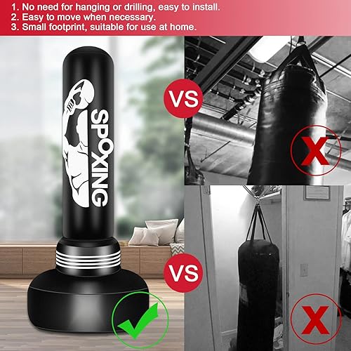 Outdoor Thai Boxing Bags Waterproof Free Standing Punching Bag