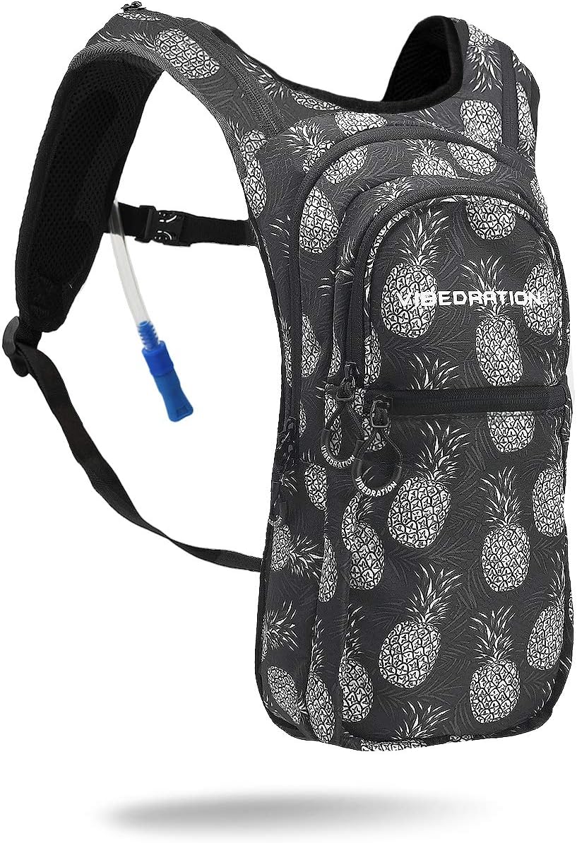 Vibedration Festival Hydration Pack | 2L Water Capacity | Perfect for Raves, Hiking & Camping