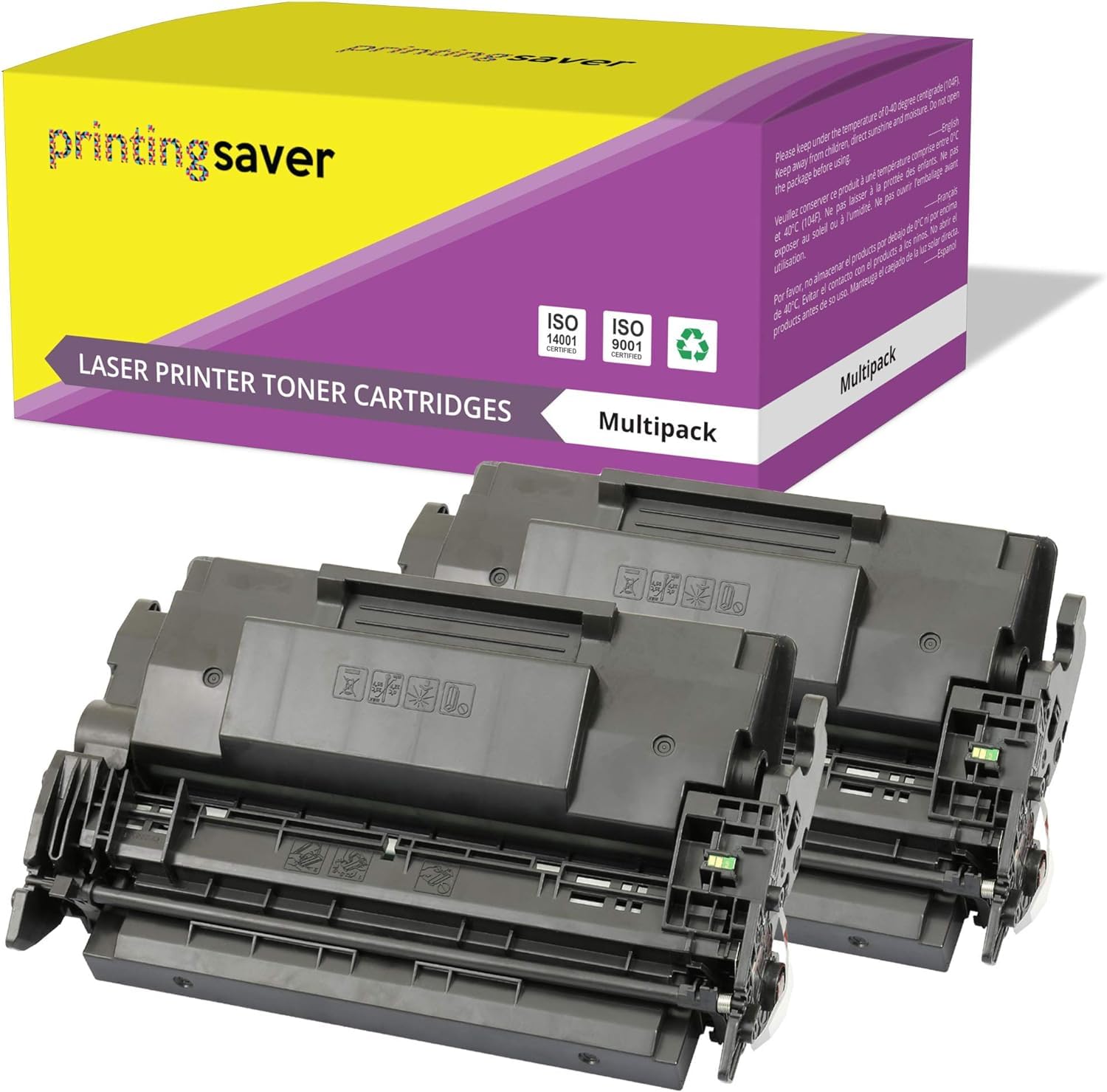 Printing Saver CF226X 26X compatible laser 2 toners for HP LaserJet Pro M402d, M402dn, M402dne, M402dw, M402n, MFP M426dn, M426dw, M426fdn, M426fdw, M426fw, M426n (9,000 Pages)