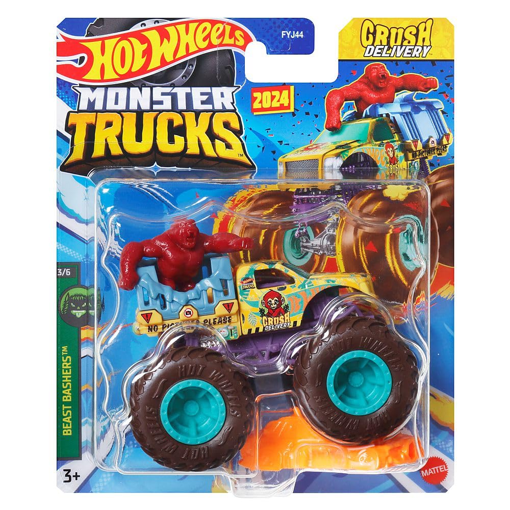 Crush Delivery HTM25 | Hot Wheels Monster Trucks & Vehicle Die-Cast