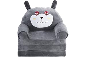 UBINGSOPA Toddler Couch Chair Comfy, Kids Couch Bed Fold Out, Portable Kids Sofa for 1-3 Years Old