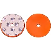 5.5" SDO Orange Foam Light Cutting Pad (2-Pack) – Lake Country Manufacturing – Premium Standard Duty Orbital Finishing Pad for Painted Surfaces – Fits 5" Backing Plate