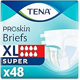 Tena Incontinence Briefs, Uni-Sex Fit, Super Absorbency, Xlarge 48 count