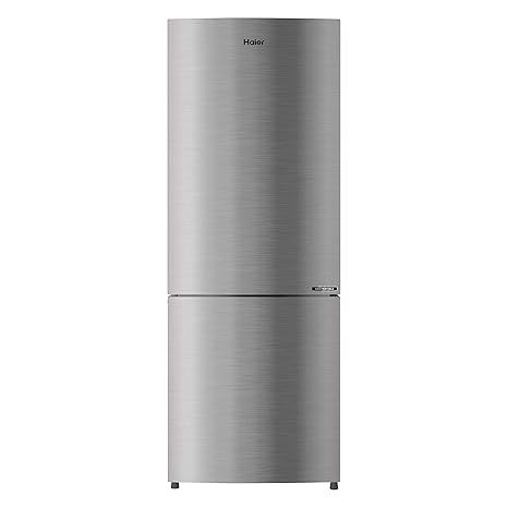 Haier 256 L 3 Star Inverter Frost-Free Double Door Refrigerator (HRB-2764CIS-E, Inox Steel, Bottom Freezer)
