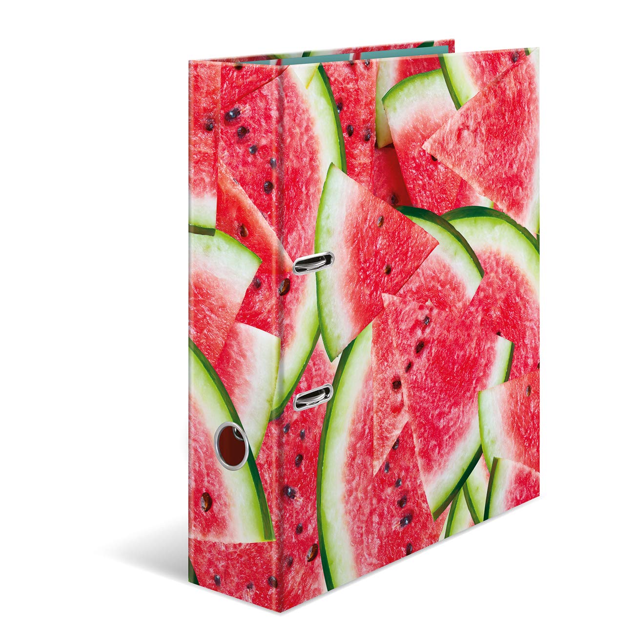 HERMA Lever Arch File Fruits with Watermelon Motif, A4, 70 mm Spine, with Inner Print, 1 Folder