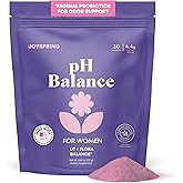 JoySpring pH Balance Vaginal Probiotic Powder for Women | Lactobacillus Acidophilus + D-Mannose with Cranberry Supplement | Supports Vaginal Flora, Freshness & Urinary Tract Health