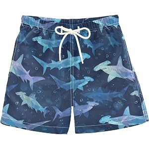 Mazeann Boys Board Shorts Swim Trunks for Kids Toddler Boy Quick Dry Bathing Suit Beach Swimsuit