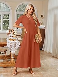 MEROKEETY Women's 2025 Spring Summer Casual Maxi