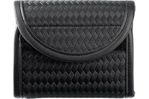 TACNEX Glove Pouch for Duty Belt Double Pockets Latex Disposable Glove Holder Keeper for 1.5"-2.25" Utility/Regular Belt