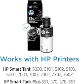 HP 32XL Black Ink Bottle 6000 Pages for Smart Tank Plus 651 551 1VV24AN view 3