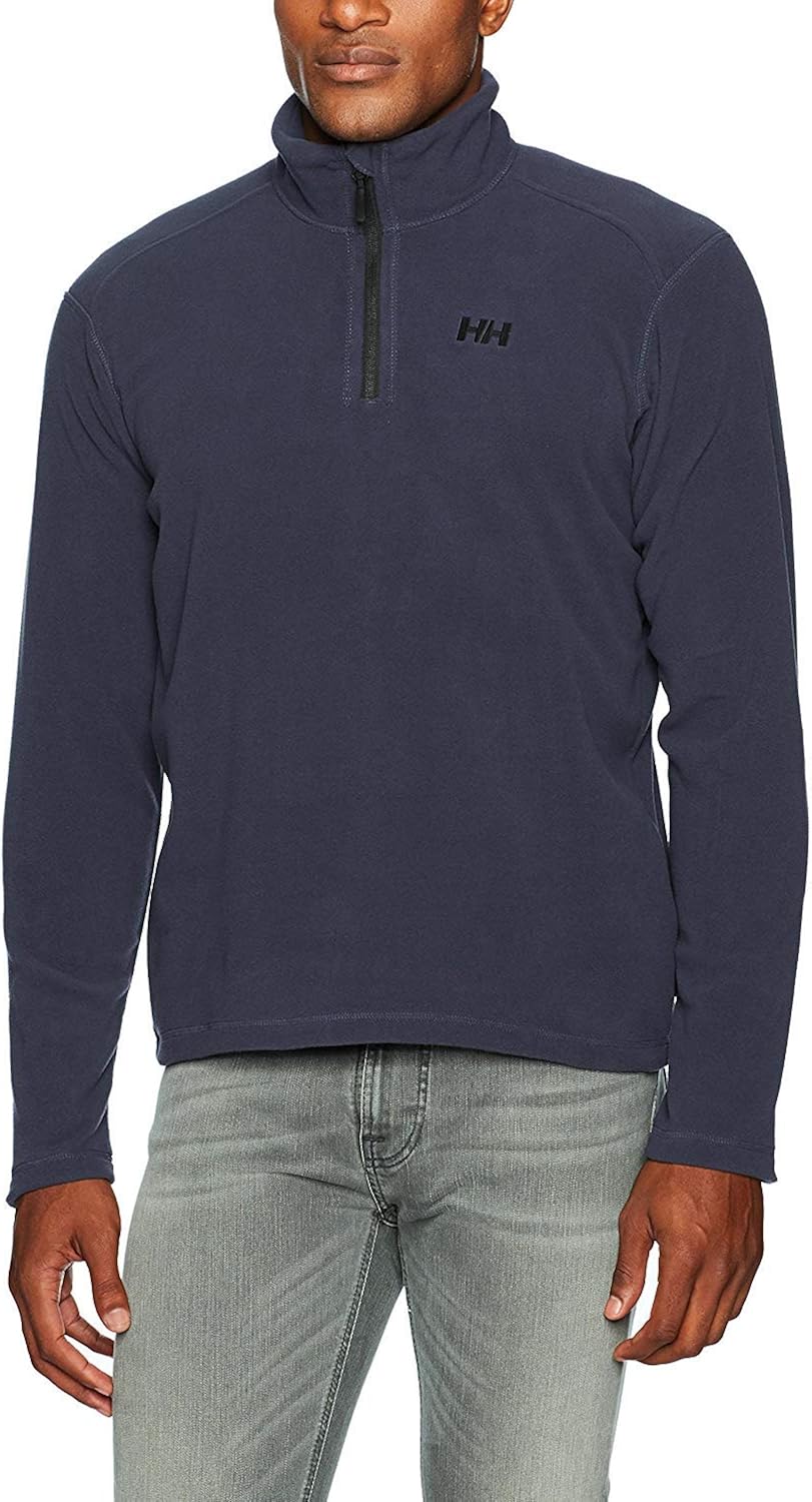 Helly-Hansen 50844 Men's Daybreaker 1/2 Zip Fleece Pullover Jacket: Clothing