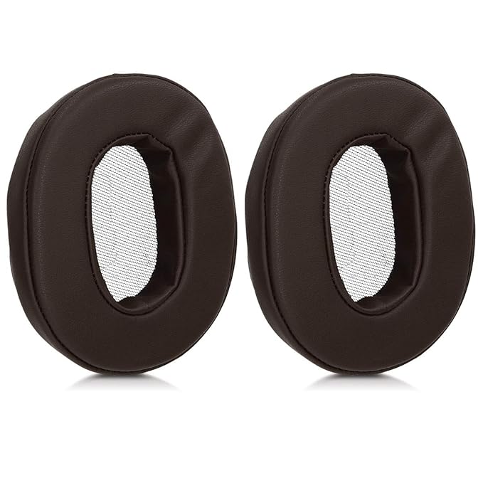 kwmobile 2X Ohrpolster für Sony MDR-1A Kopfhörer - Kunstleder Ersatz Ohr Polster für Sony Overear Headphones