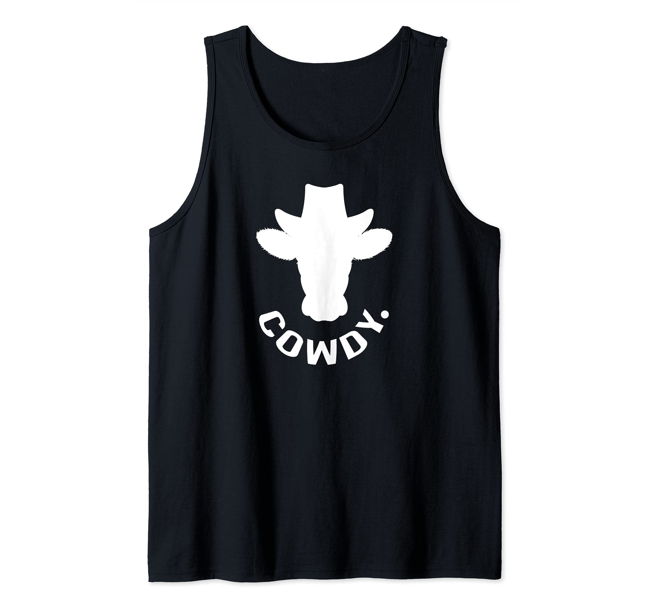 Cowdy - ultra funny Mashup between Cow and Howdy - Cow Meme Tank Top