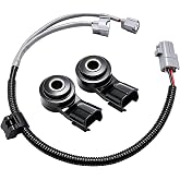 HiSport 89615-B6010 Knock Sensor and Harness Kit | Compatible with Toyota Corolla FJ Cruiser Highlander Matrix Sienna Avalon Camry RAV4 Tacoma Venza 4Runner Solara Tundra