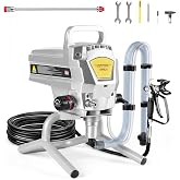 DOTOOL Airless Paint Sprayer, 950W 3300PSI High Pressure Paint Sprayer Gun | Thinning-Free Spray Gun with 45ft Hose &amp; Extension Pole, for Home Interior Exterior Walls Fences Cabinets DIY Projects