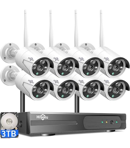 Amazon.com: ZOSI 8CH 2K WiFi Home Security Camera System with 2TB