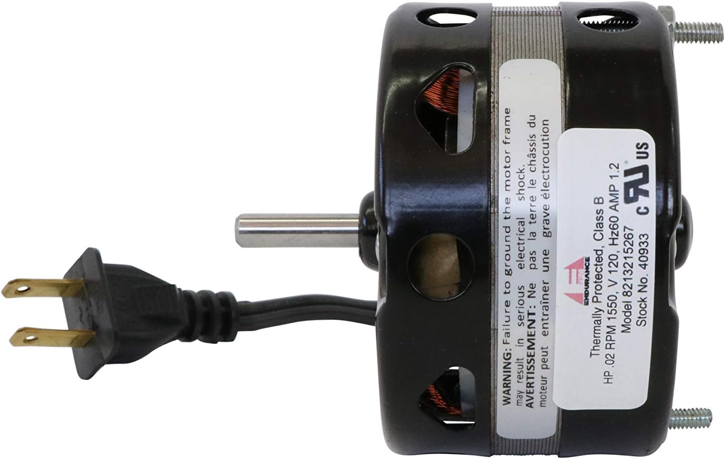 3.3 Inch Diameter Vent Fan Motor Direct Replacement For Nutone/Broan by Endurance Pro - - 