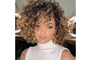 EERYA 7 Packs GoGo Curl Crochet Hair 10 Inch Short Curly Crochet Hair Beach Curl Water Wave Crochet Braids Synthetic Hair Extensions(10 Inch, T1B/30/27)