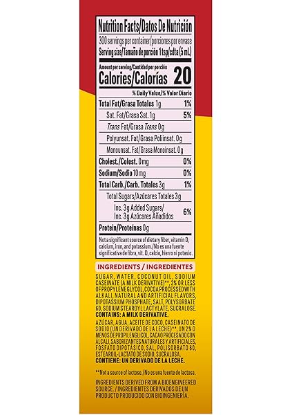 COFFEE MATE ABUELITA MEXICAN STYLE CHOCOLATE FLAVORED LIQUID CREAMER CONCENTRATE, 1.5 LITER PUMP BOTTLE