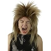 City Costume Wigs 80s Rocker Wig | Tina 70's, Mixed Brown Blonde Bowie Labyrinth Wig