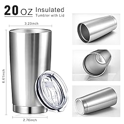 Sieral 36 Packs Stainless Steel Tumbler Bulk with