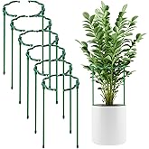 Moiggonoy 12 Pack Plant Support Stakes Sets - Versatile Plant Cages, Stackable Garden Flower Support， Small Plant Stakes for Indoor Plants,Tomato,Monstera, Peony, Hydrangea, Climbing Plants