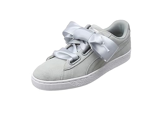 puma suede heart grau