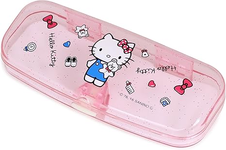 Amazon Co Jp サンリオ メガネケース ハローキティ 鼻あて 付き プラスチック ピンク Sr 650s 16a ホーム キッチン