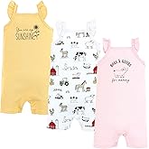 Hudson Baby Unisex Cotton Rompers