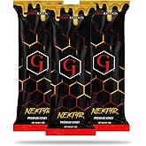 Grande Johnson - Nektyr - Organic Premium Natural Pure Honey with Jelly Bee Pollen - Pack of 3