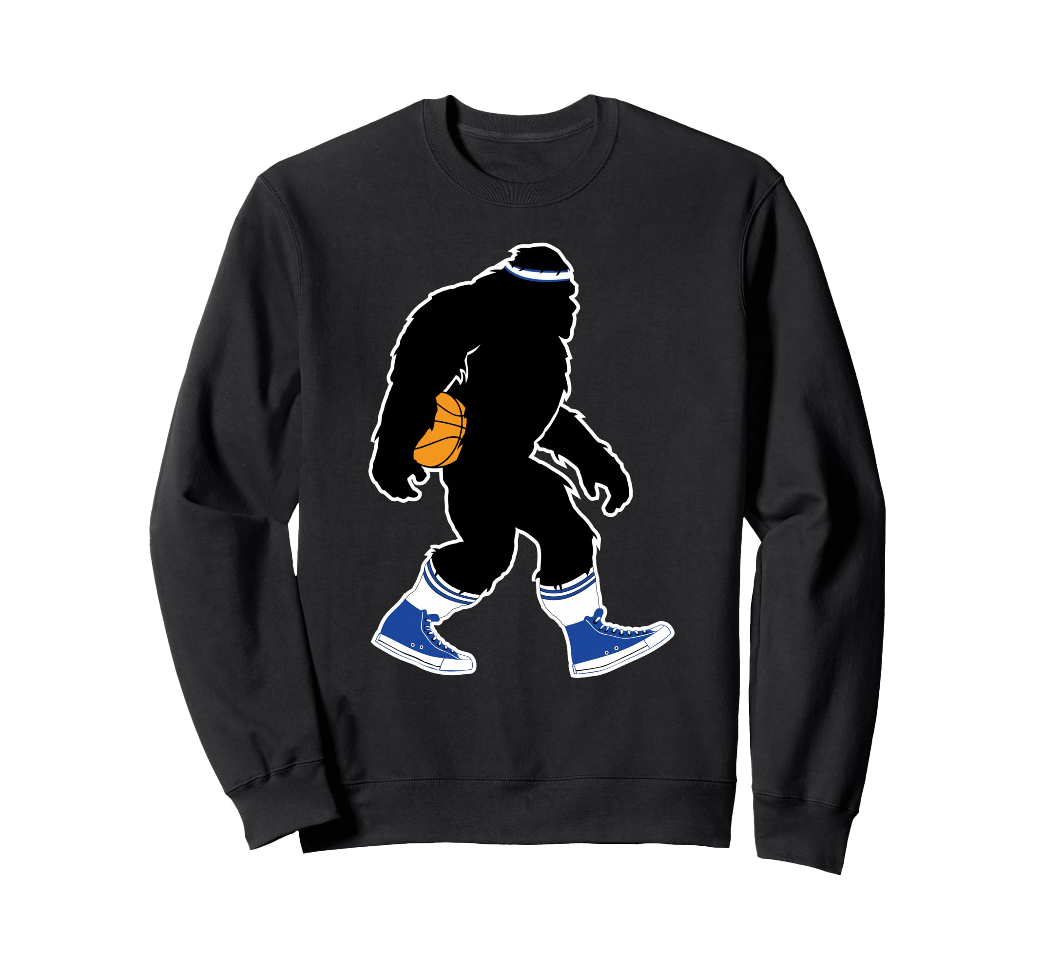 Bigfoot Retro Basketball Gift for Squatch Believers Sweatshirt