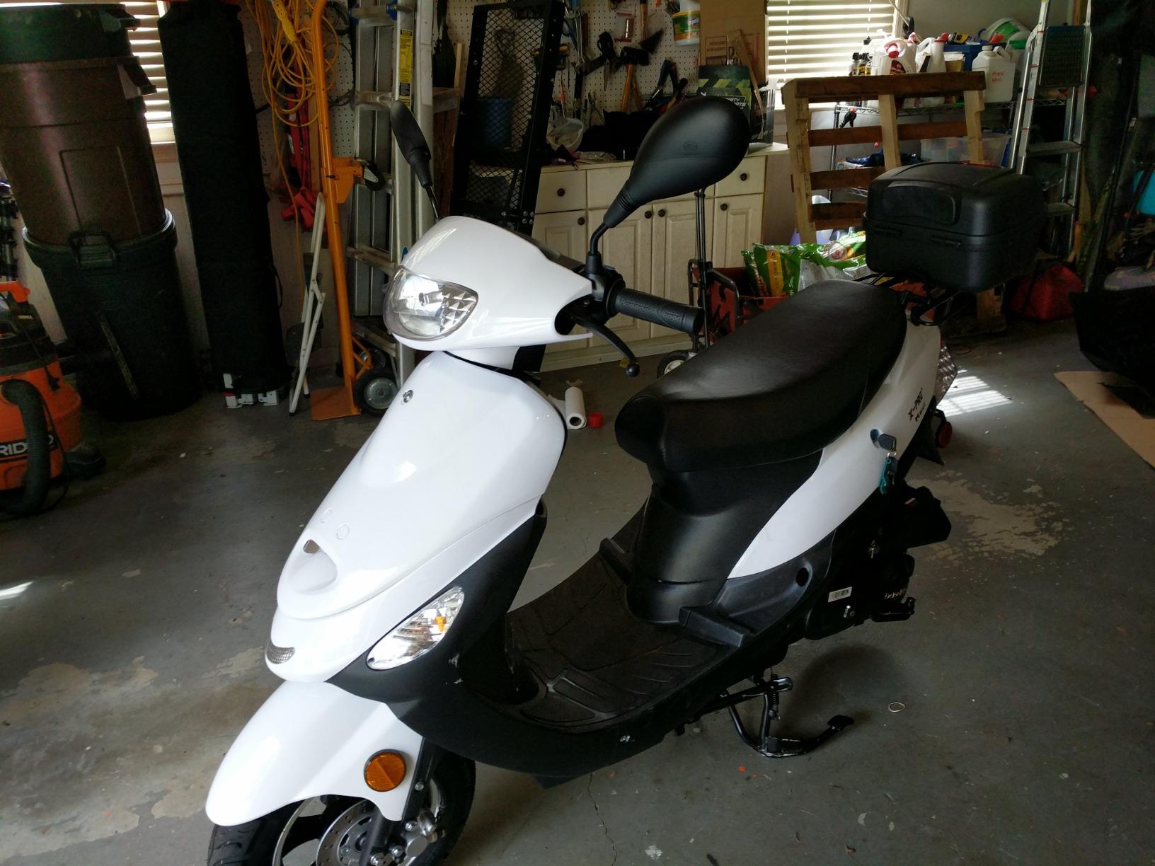 39/mo Finance XPRO Maui 50cc Moped Scooter Gas Moped Scooter 50cc