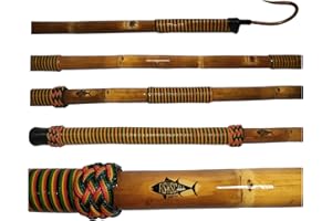 FISHSCALE GAFF Co Calcutta Bamboo Fish Gaff Wrapped in Cord Deckhand-Style