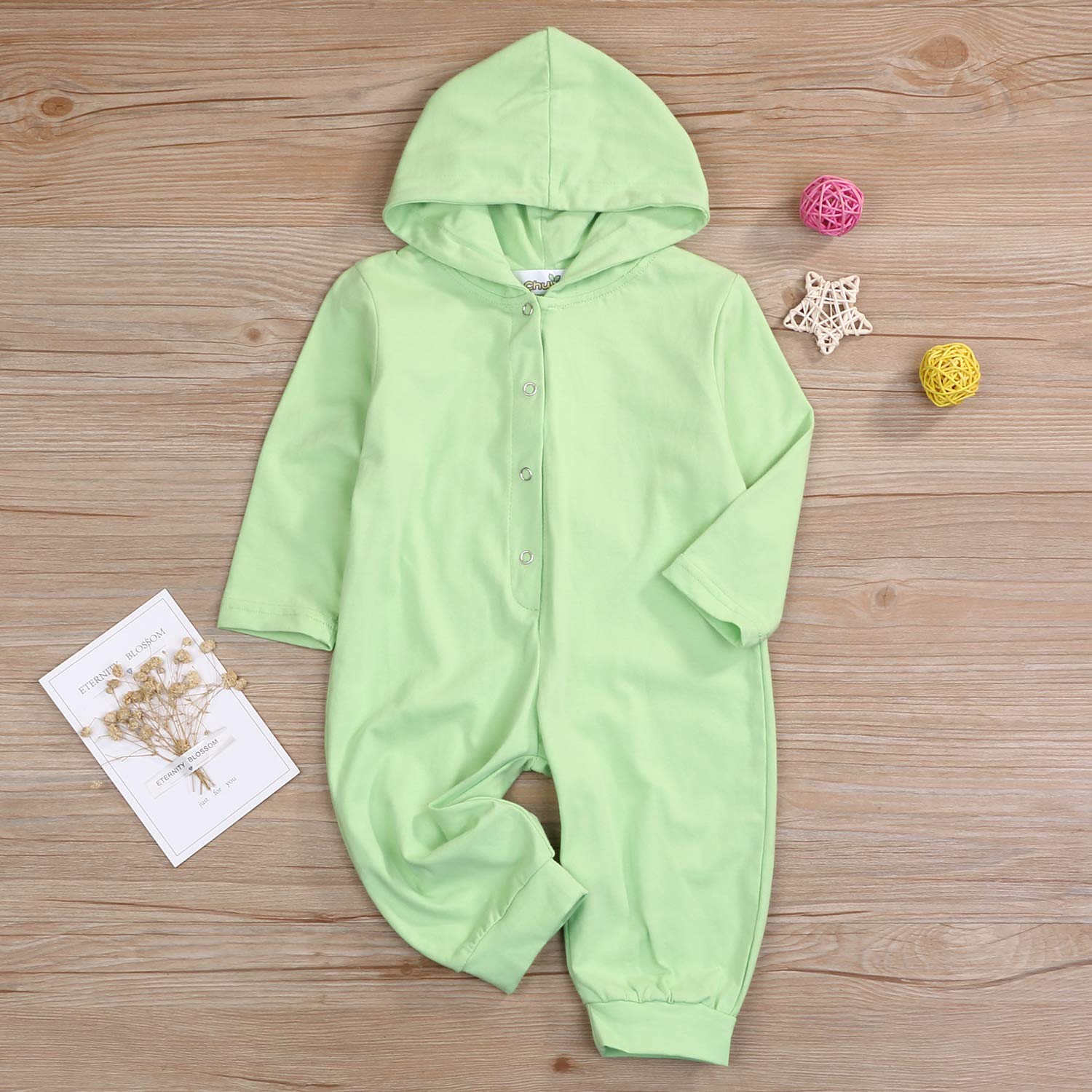 Noubeau Interesting Infant Baby Kids Cartoon Dinosaur Hooded Romper Jumpsuit Layette Sets Clothes