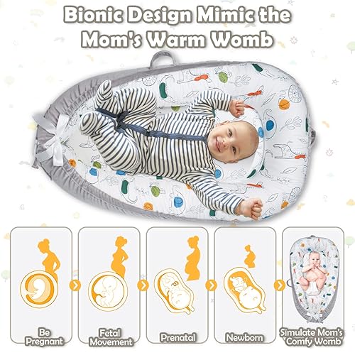 Baby Lounger for Newborn Cover Newborn Lounger for 0-12 Months